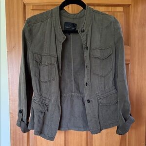 Sanctuary women’s tailored green Khaki jacket